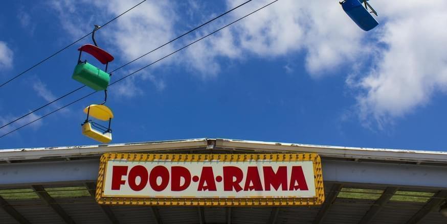 "Food-A-Rama" concession sign at the Illinois State Fair