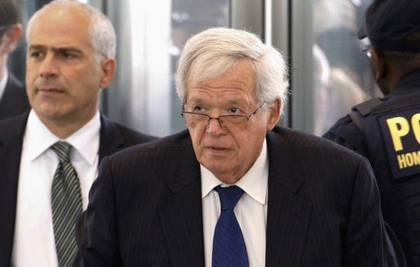  In this June 9, 2015 file photo, former U.S. House Speaker Dennis Hastert arrives at the federal courthouse in Chicago for his arraignment on federal charges in his hush-money case. 