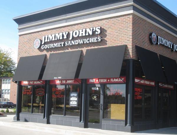 A Jimmy John's location on University Avenue in Urbana.
