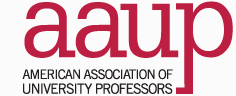 Logo for the American Association of University Professors.