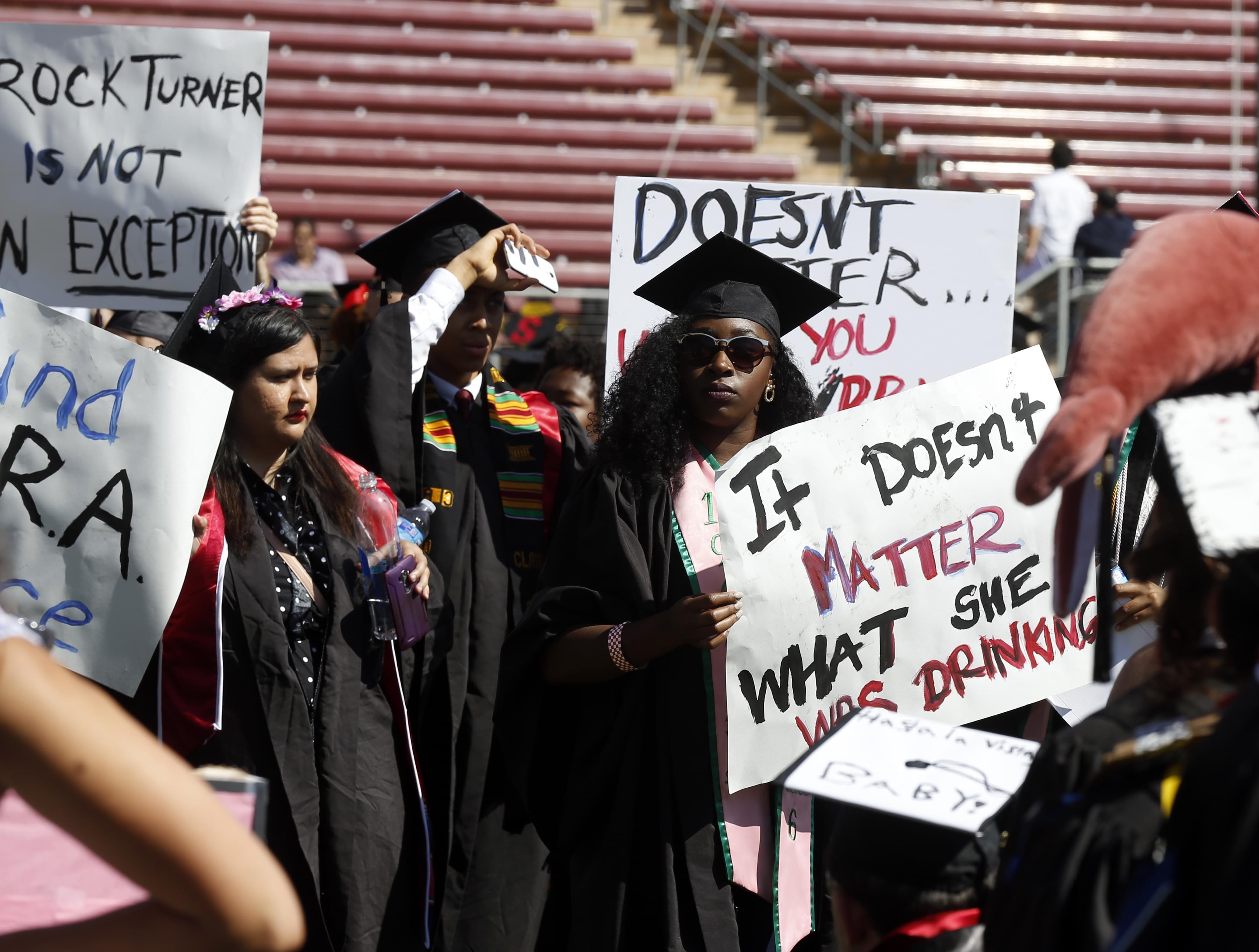 Stanford sexual assault protest
