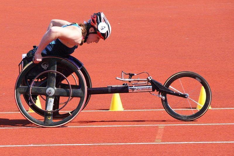 Tatyana McFadden competing in the 2009 Paralympic World Cup