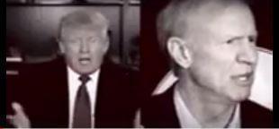 A screen capture of LIFT, a new super-PAC, aiming to tie Gov. Bruce Rauner to Donald Trump.