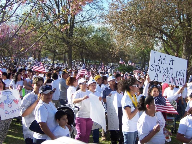 immigration rally