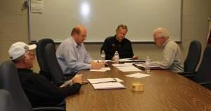 Members of the Rantoul Park Board during their final meeting.