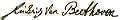 Signature of Beethoven