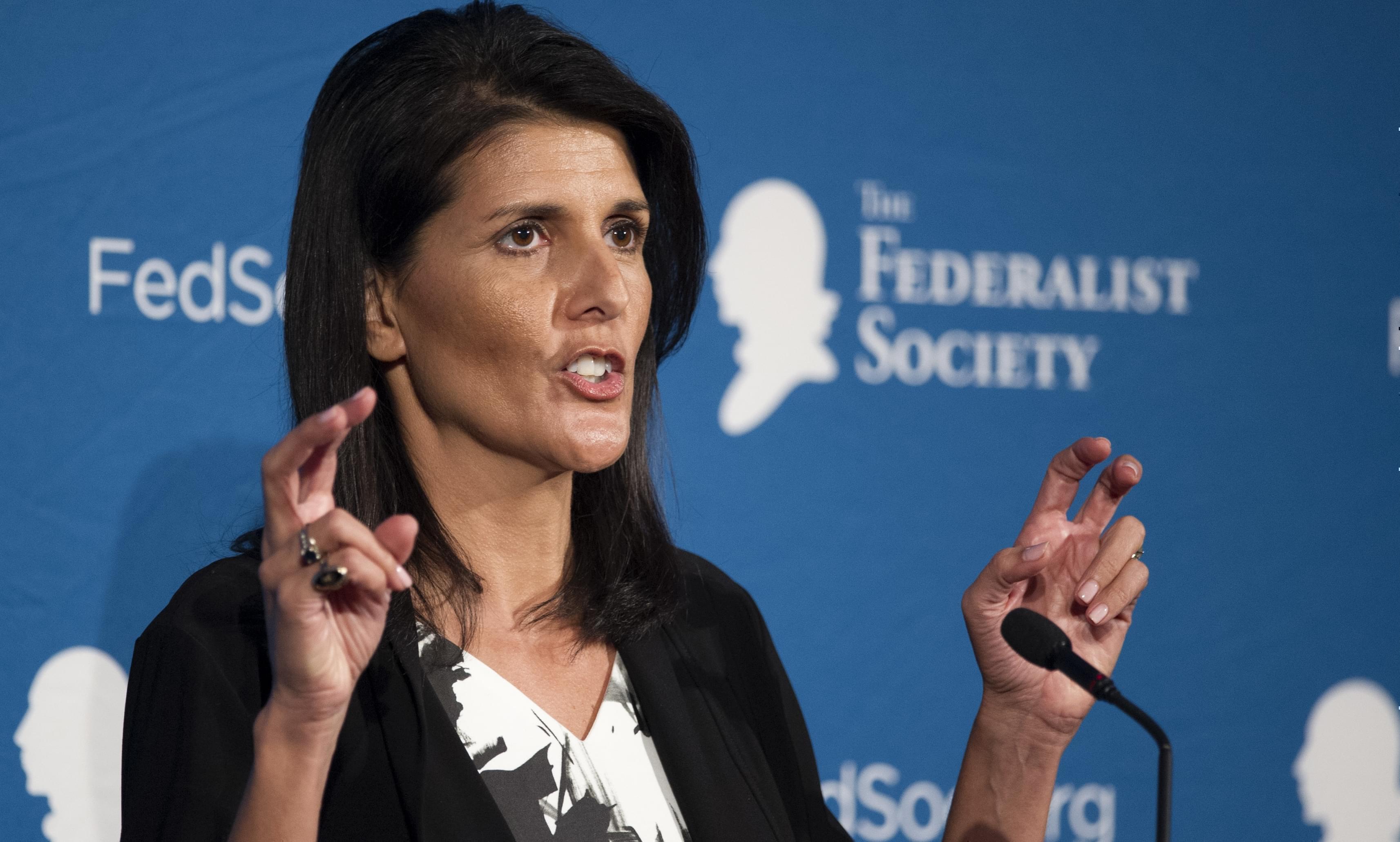 South Carolina Gov. Nikki Haley.