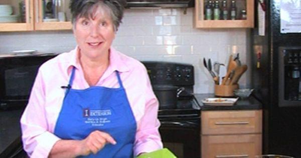 Mary Liz Wright in the kitchen