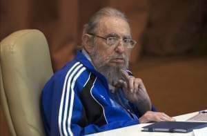  In this April 19, 2016 file photo, Fidel Castro attends the last day of the 7th Cuban Communist Party Congress in Havana, Cuba. 