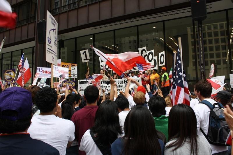 Proponents of immigration reform rallied in Chicago in 2010.