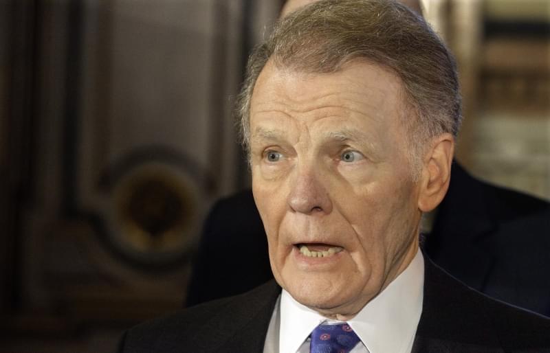 In this Nov. 30, 2016 file photo, Illinois Speaker of the House Michael Madigan, D-Chicago, speaks to reporters in Springfield, Ill.