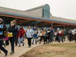 A rally protesting President Trump's travel ban affecting many majority Muslim countries at Willard Airport on Sunday attracted an estimated 600 participants.