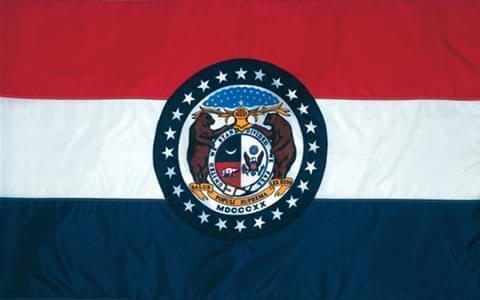 Flag of the state of Missouri
