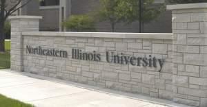 Gateway at the campus of Northeastern Illinois University in Chicago.