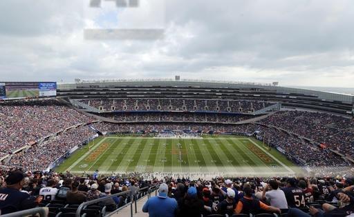 The Chicago Bears play the Detroit Lions at Soldier Field in Chicago.