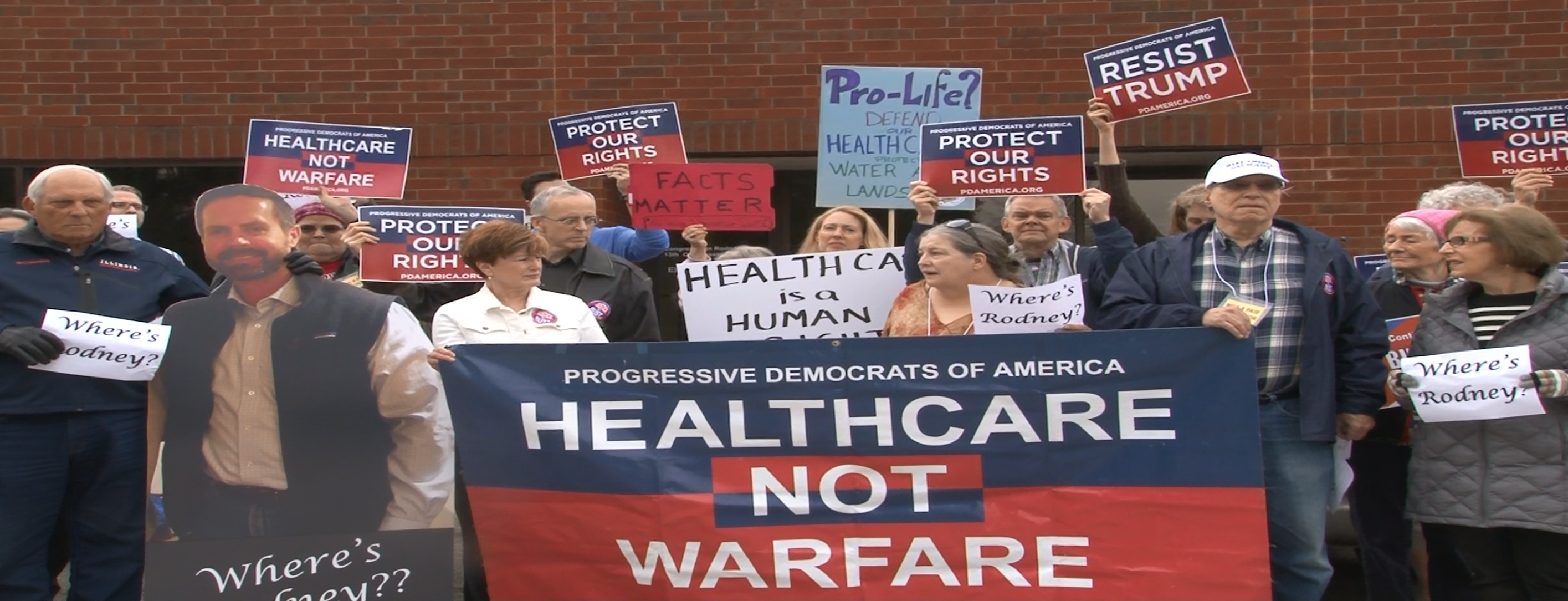 District 13 protest