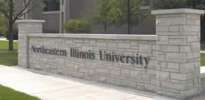 Sign at Northeastern Illinois University.