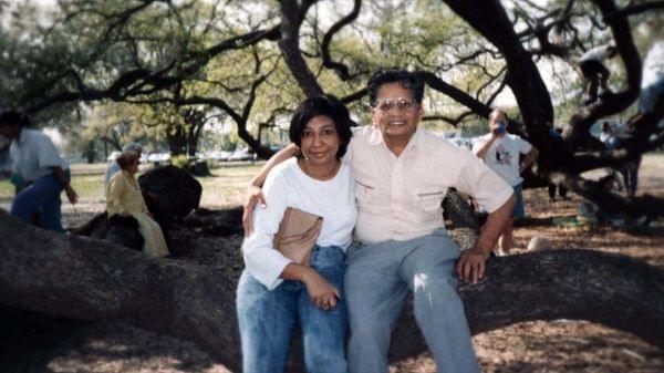 Dinesh Sabu's parents, Susheela and Dwarka