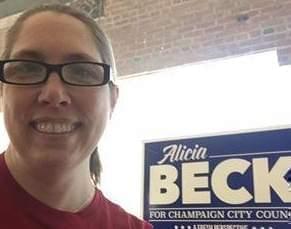 Alicia Beck, who won a District 2 seat on Champaign City Council Tuesday. 