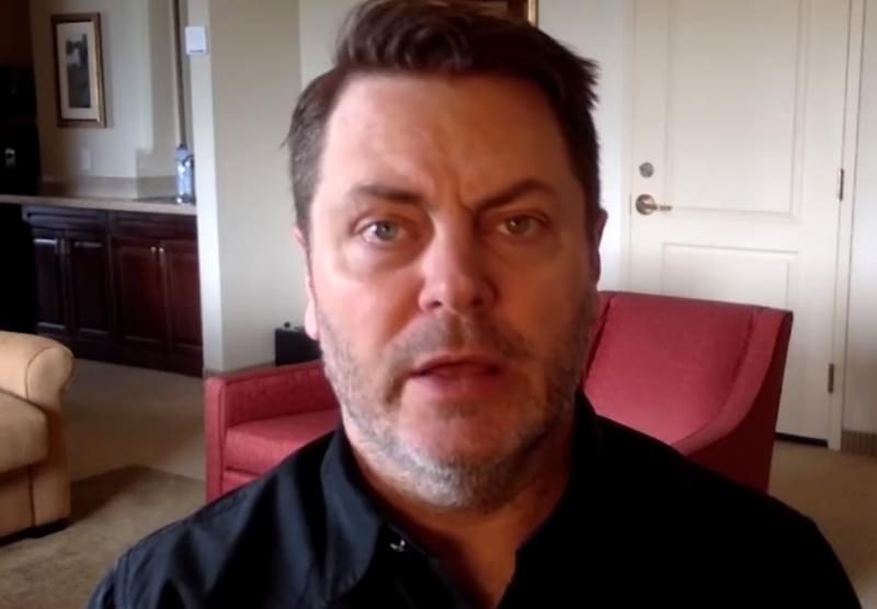 Actor, comedian, and University of Illinois alumnus Nick Offerman announces on the U of I Facebook page that he'll be May 13 commencement speaker. 