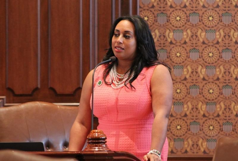 Sen. Toi Hutchinson, D-Olympia Fields, made what she called an "economic" argument for the abortion legislation debated Wednesday in the Illinois Senate.