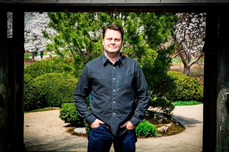 Actor, humorist, author and woodworker Nick Offerman will give the commencement address at the University of Illinois on May 13.