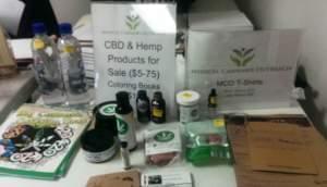 Medical cannabis related products are sold at a Medical Cannabis Outreach clinic in Shelbyville on April 29.