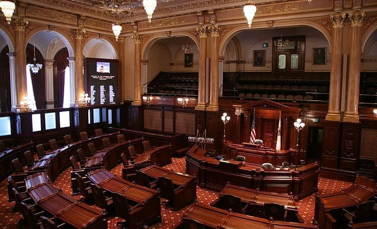 Illinois Senate chamber.