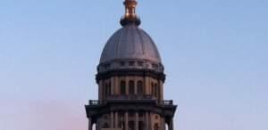 File: The Illinois Capitol Building in Springfield. 