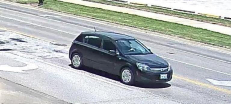 The black Saturn Astra that Yingying Zhang entered voluntarily on Friday, June 9.