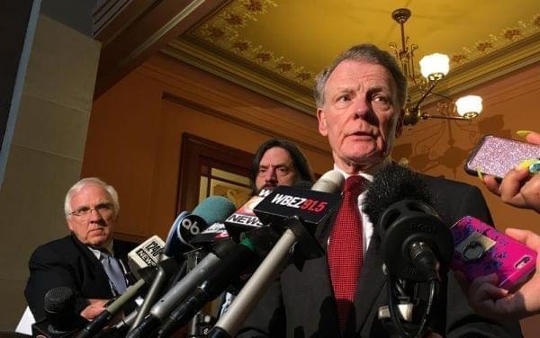 House Speaker Michael Madigan told reporters he's pleased with the response of bond rating agencies to legislative action to pass a state budget.