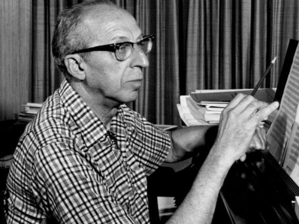 Aaron Copland in 1962 from a television special