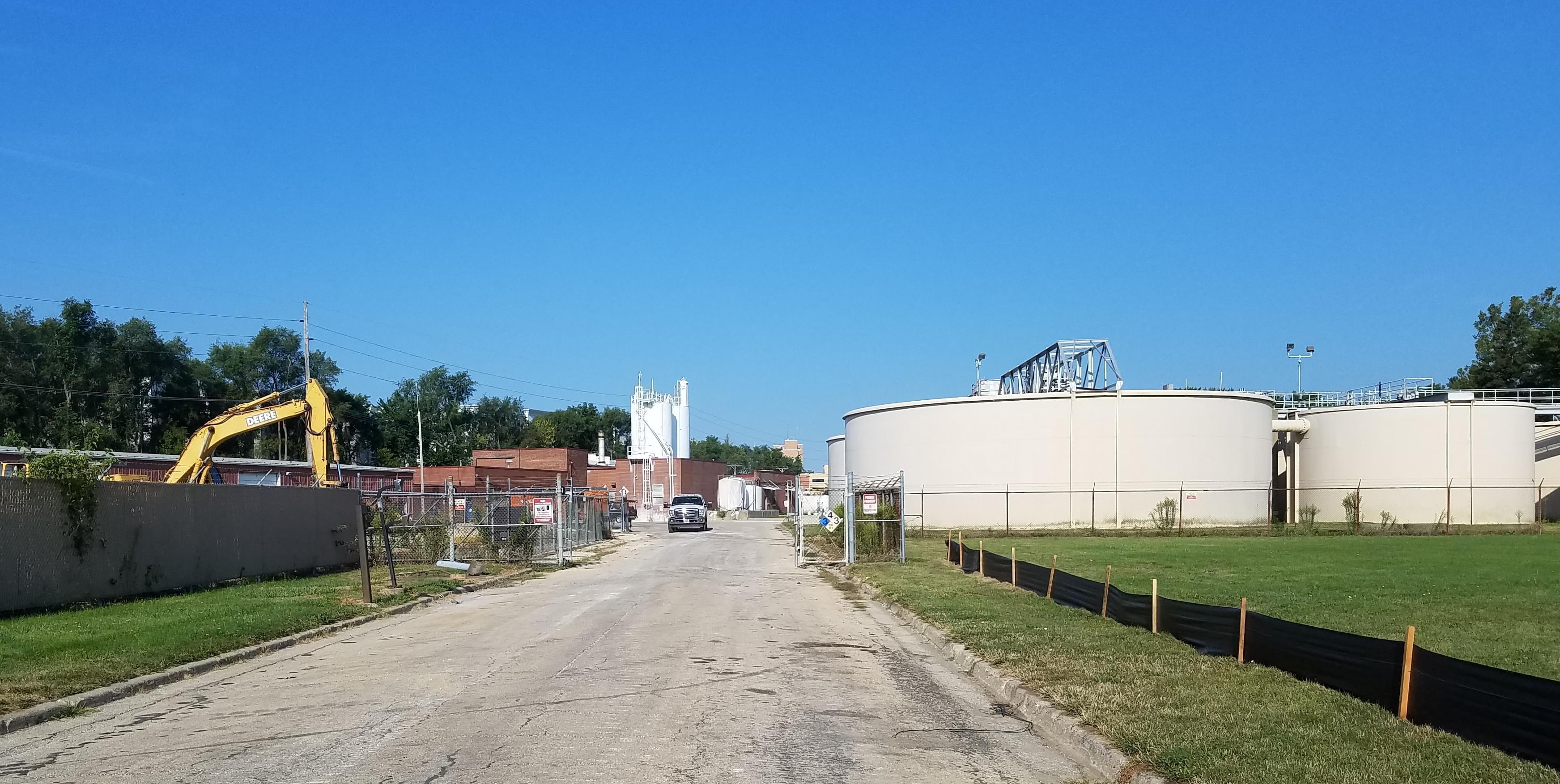 The Illinois American Water plant in Urbana. 