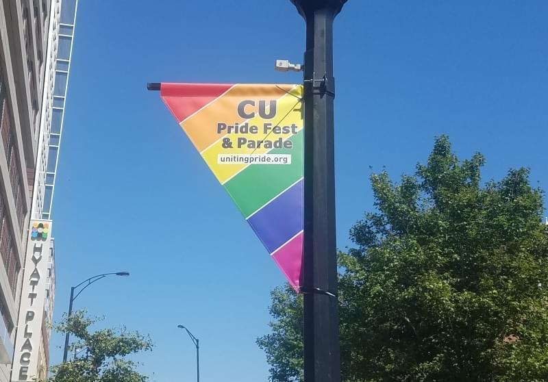 Banner for C-U Pride Fest.
