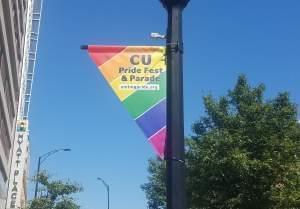 Banner for C-U Pride Fest.