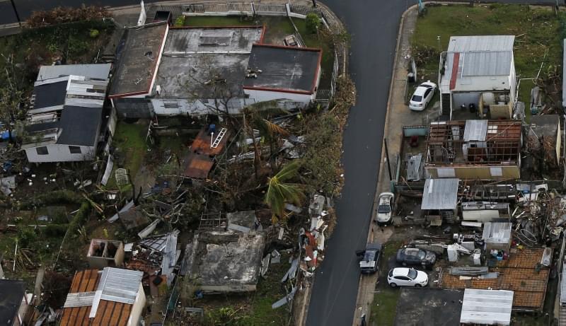 Damage done in Puerto Rico by Hurricane Maria
