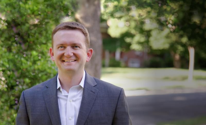 Erik Jones, one of four people running for congress in the 13th congressional district