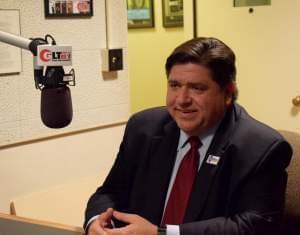 Democratic candidate for JB Pritzker in the WGLT studios on Thursday, Oct. 19, 2017.