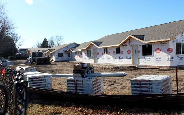 New apartments are being built in Holdrege, Nebraska, where an elementary school used to be.