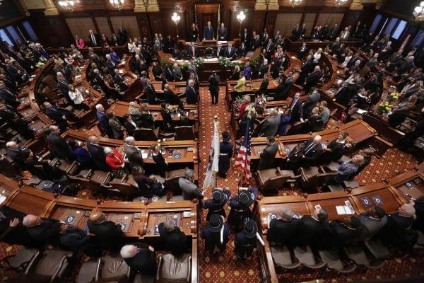 Legislators in the statehouse