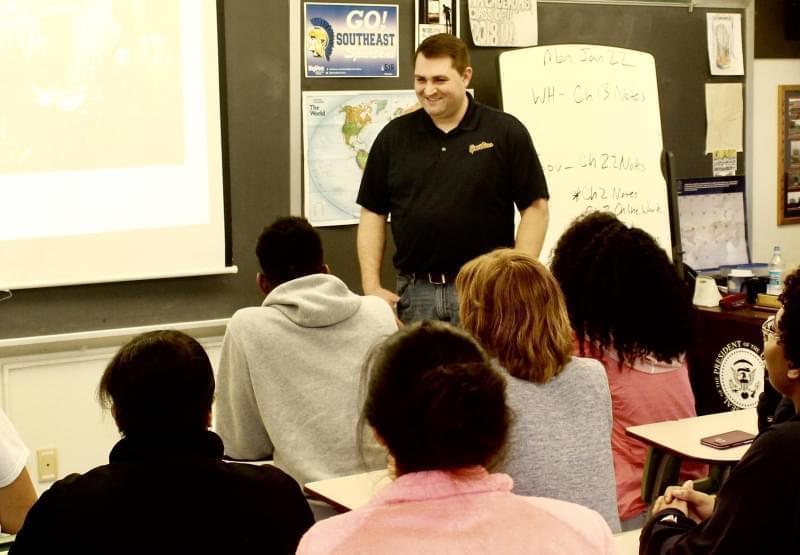 Neil Calderon teaches U.S. history, government, and world history at Springfield Southeast High School.