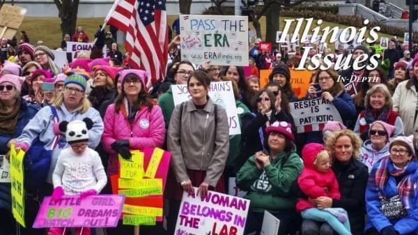 Women convened in Springfield for the second annual Women’s March in January, 2018.