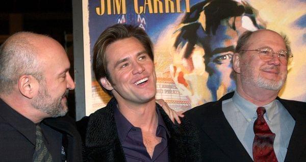 Director Frank Darabont and actors Jim Carrey and David Ogden Stiers.