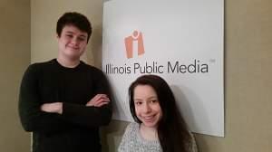 Zanden Duncan, 18, a senior at Central High School in Champaign, and Elizabeth Singer, 17, a senior at University of Illinois Laboratory High School, are among the student organizers of a protest calling for lawmakers to enact stricter gun control me