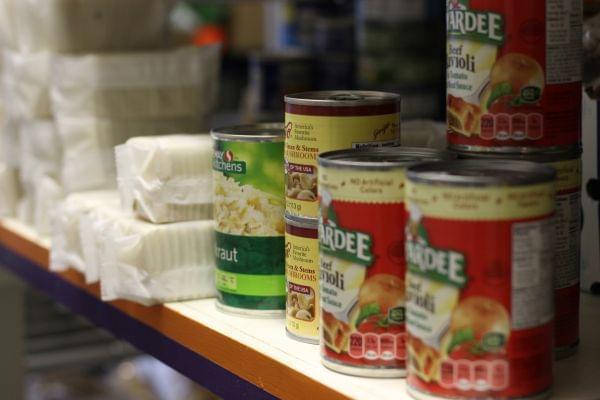 The Rising Up food pantry in Fort Morgan, Colorado, is one of only two locations in the area. A mobile food pantry also comes to town once a month. 