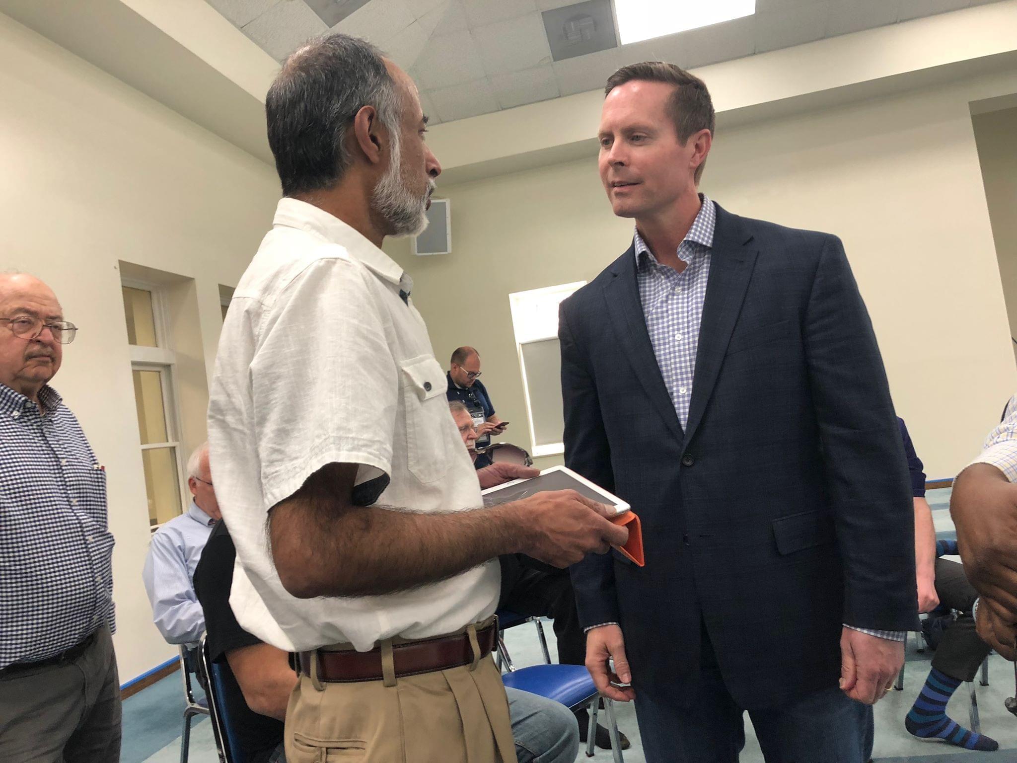 Congressman Rodney Davis at the Central Illinois Mosque and Islamic Center