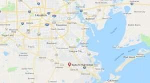 Map of the Houston metro area.