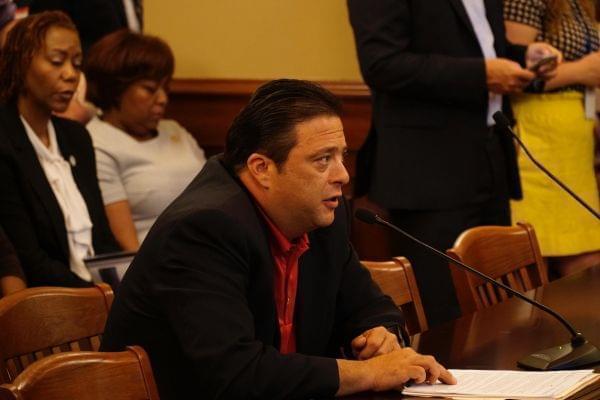 State Rep. Bob Rita (D-Blue Island) testifies on a gambling expansion measure at a House committee hearing on May 28.