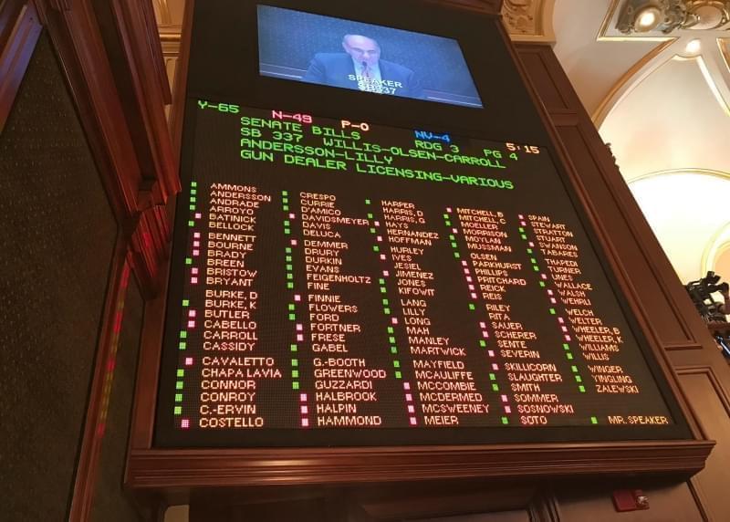 The final vote on the measure, SB337, on the House floor on May 29.