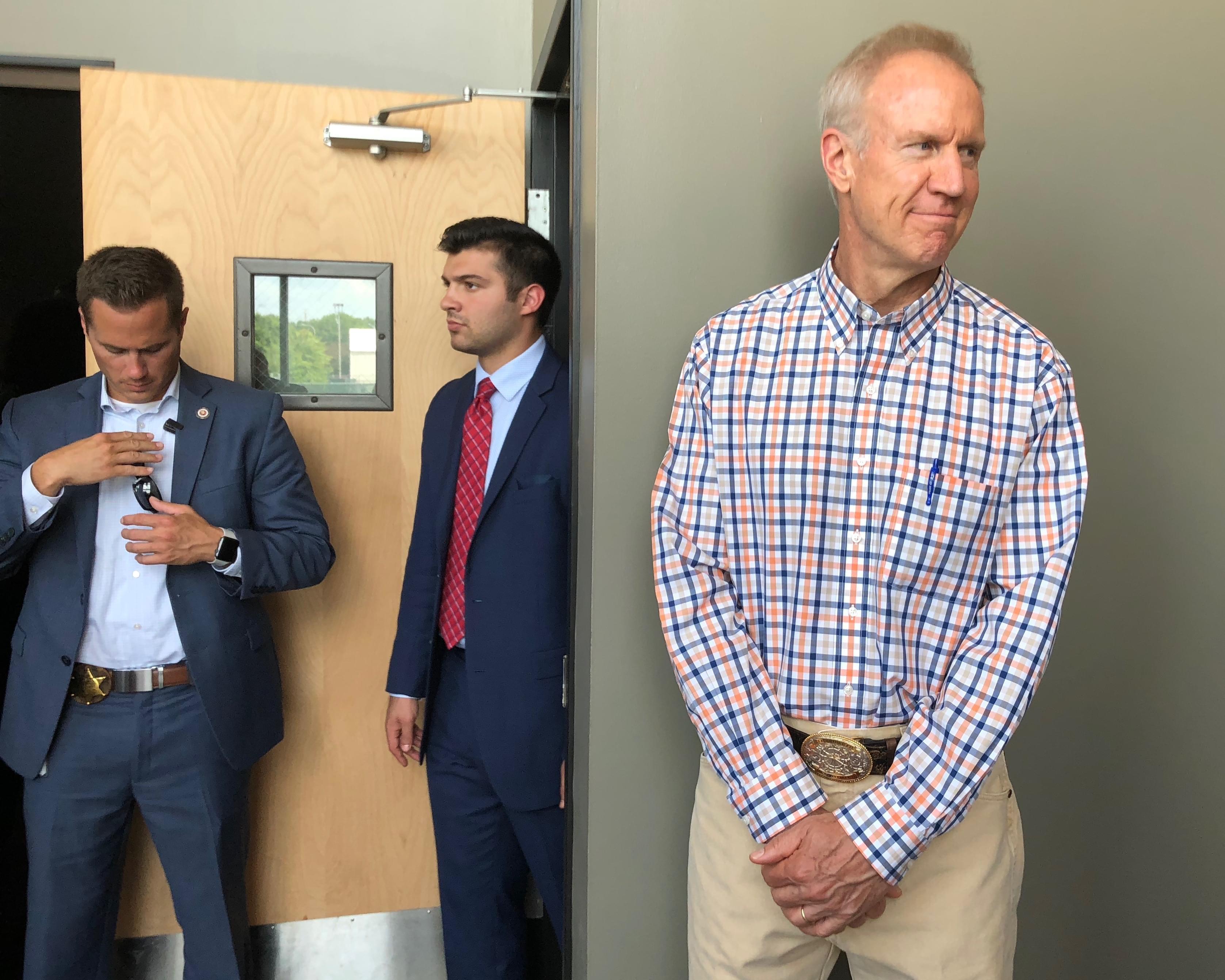 Governor Bruce Rauner at a recent event on the University of Illinois Urbana campus